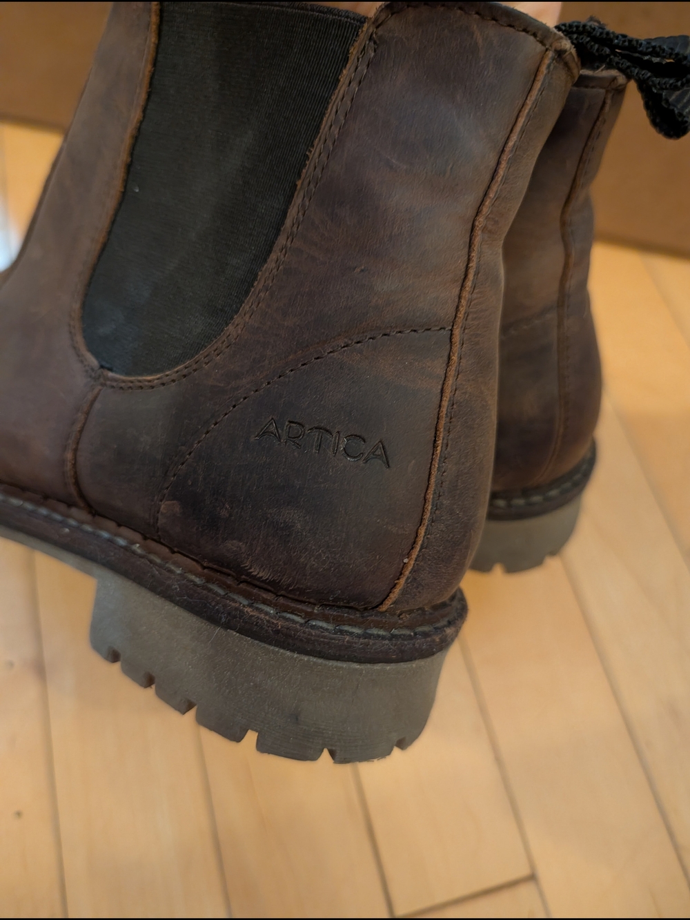 ARTICA Browns Exclusive Women's Brown Waterproof Chelsea Boots EU39 - Picture 5 of 8